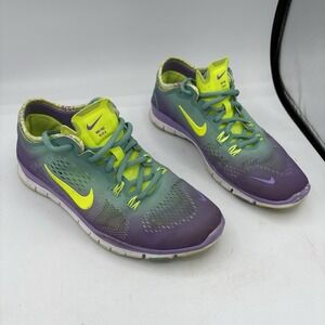Nike Shoes Womens Size 7 Free 5.0 TR Fit 4 Purple‎ Teal Run Sneakers 629832-301